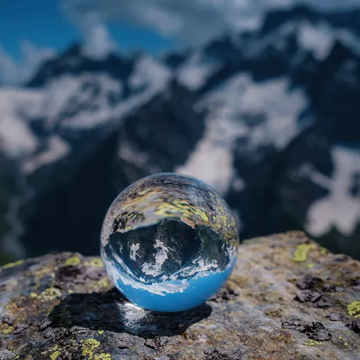 The crystal ball photo cropped to a 1:1 square, 1,333 × 1,333